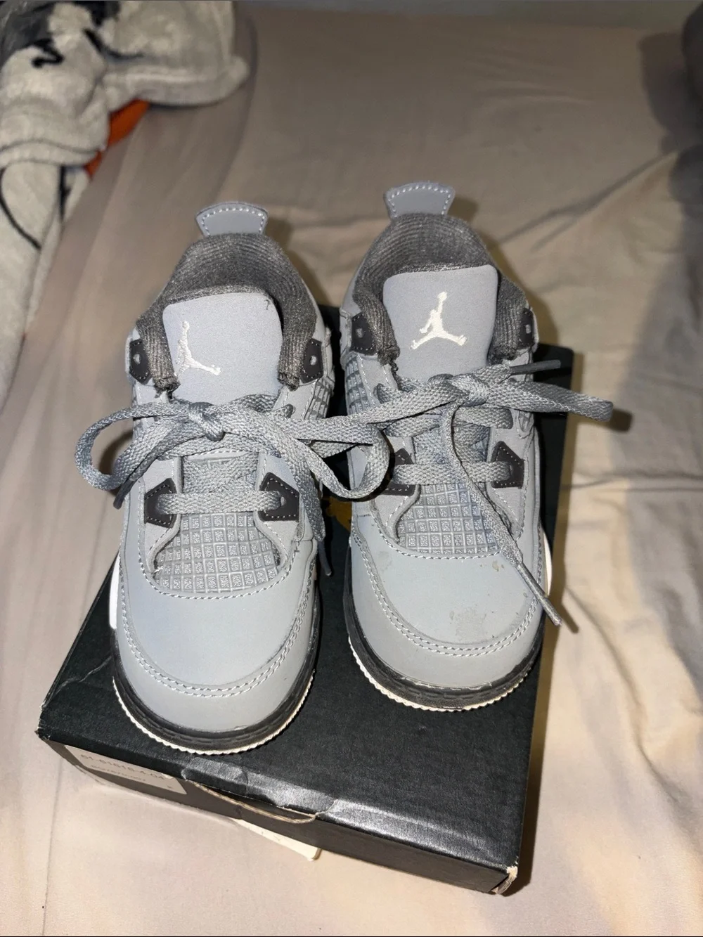 Jordan Kids' Grey Jumpman Sneakers